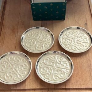 Seville Collection Coasters by Lenox Set of 4 Discontinued